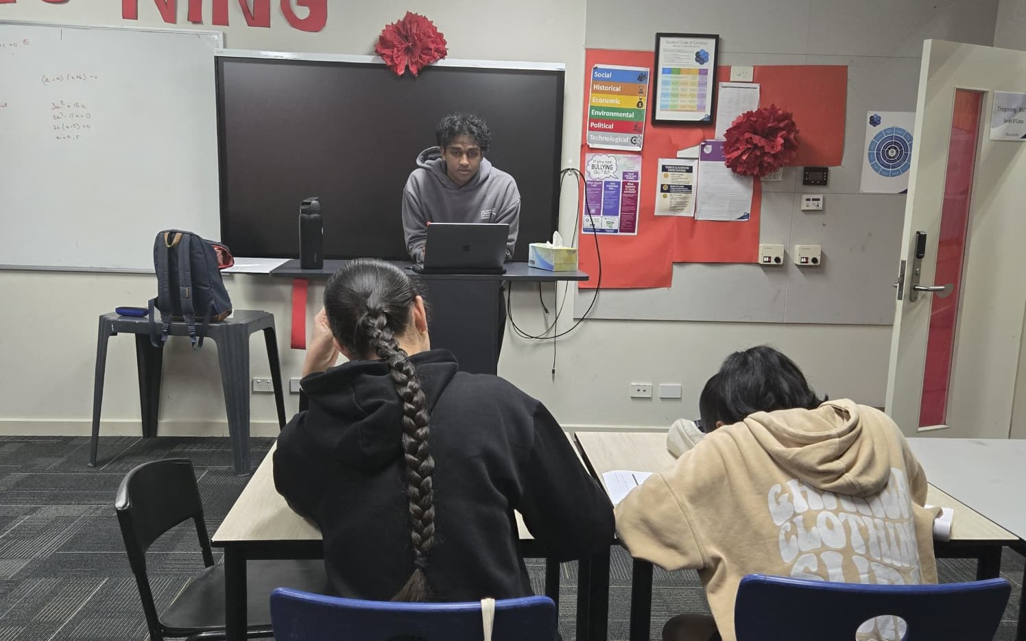 NRICH classroom environment for tutor recruitment
