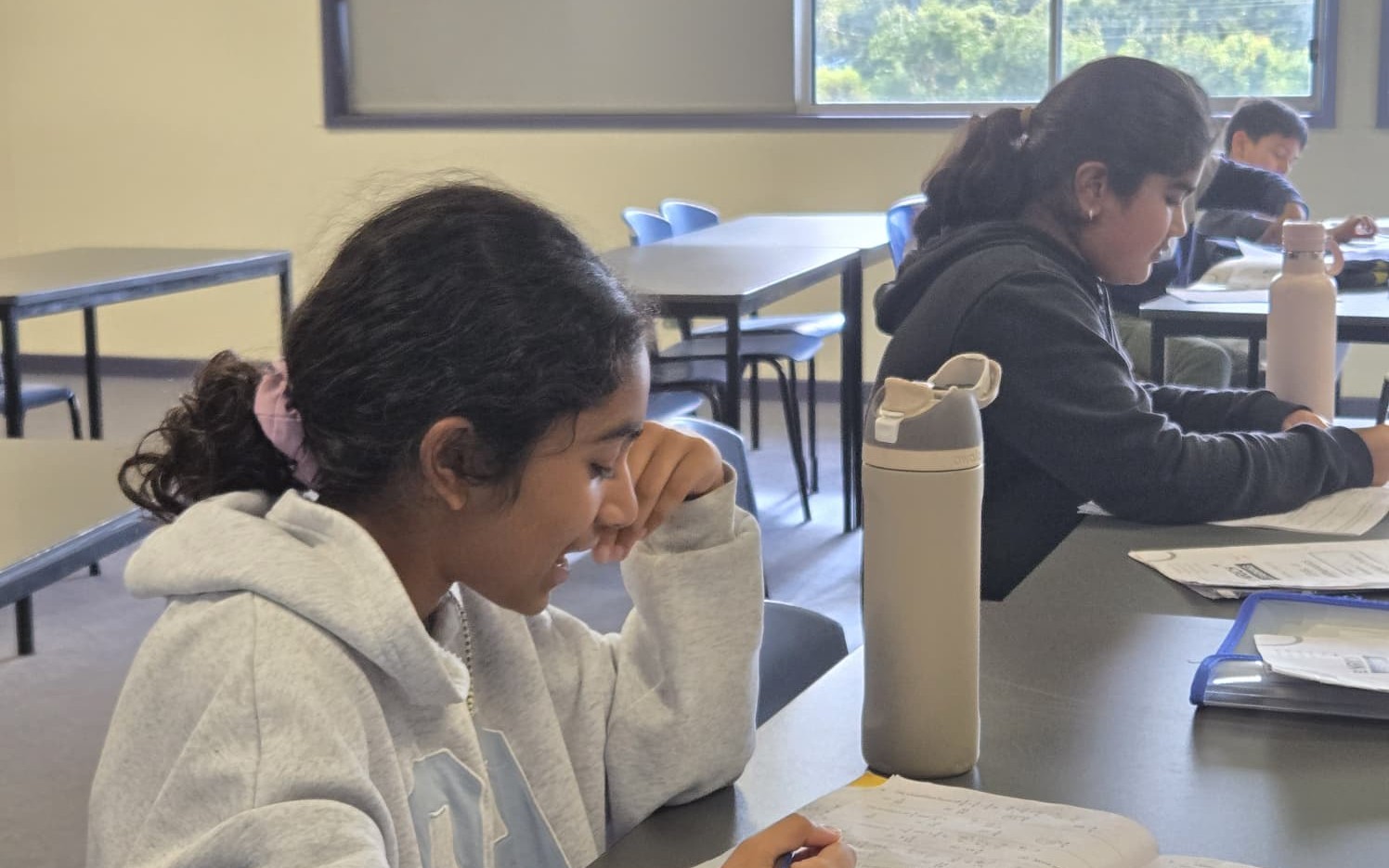 Middle years student attending specialist workshop