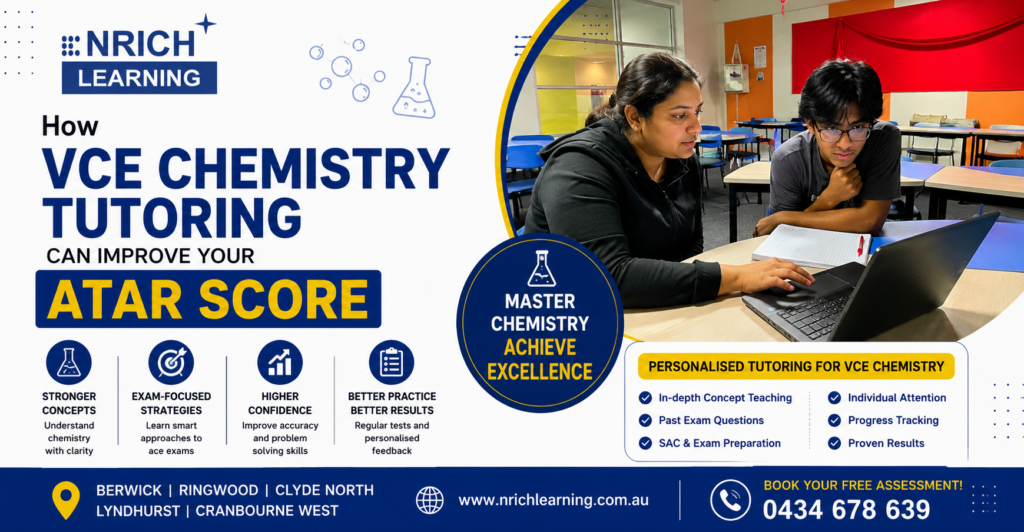 How VCE Chemistry Tutoring Can Improve Your ATAR Score Berwick, Ringwood, Clyde North, Lyndhurst and Cranbourne West